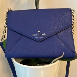 kate spade Dark Blue Purple Mini Crossbody With Gold Hardware